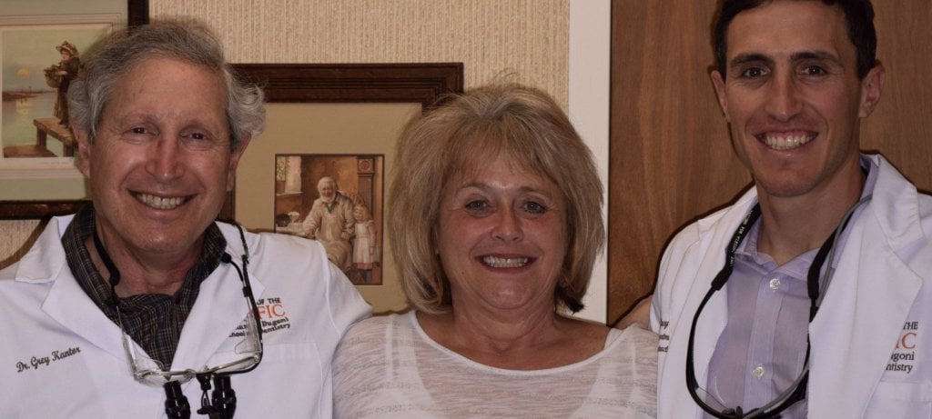 Dr. Ezra and Dr. Grey with a patient